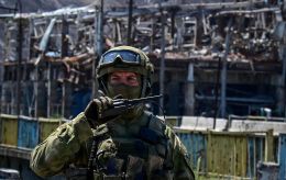Ukrainian operatives strike Russian military train near Melitopol