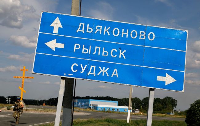 Ukrainian forces raise national flags over several villages in Russia's Kursk region