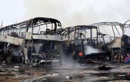 Russia strikes Ukraine's Odesa transport company, injuries reported