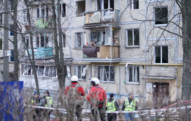 What Kyiv apartment building looks like after Russian drone attack &ndash; photo report