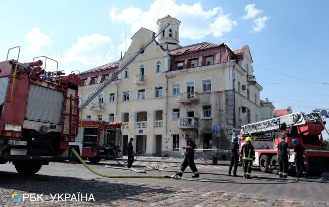 Shelling in Chernihiv: Ministry of Internal Affairs on situation in city