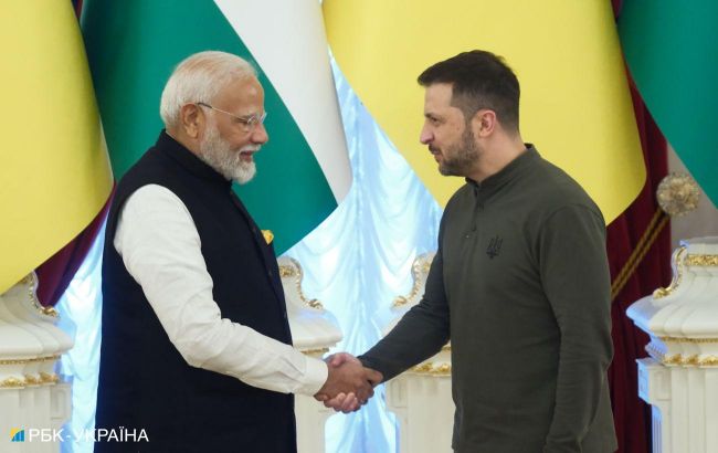 Zelenskyy and Modi held extended talks in Kyiv - Presidential Office's details