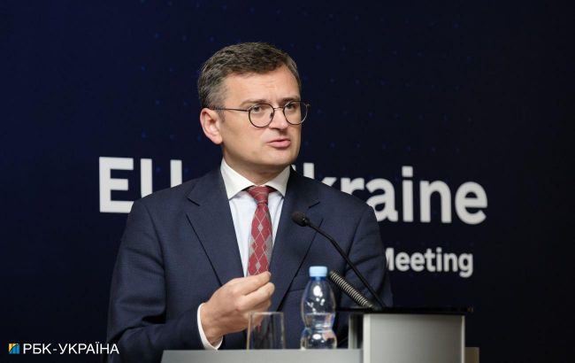 Ukraine's Foreign Minister addresses EU Council, calling for increased arms deliveries and more