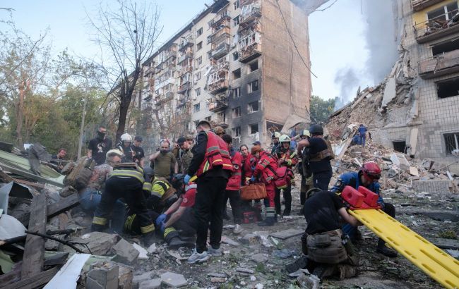 Russian strike on Kyiv: 5 more killed recovered from high-rise building rubble
