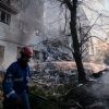 Russia destroys 9-story building in Kyiv with direct missile strike: Aftermath