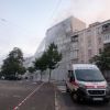 Buildings, gas station, and garages on fire: first aftermath of Russia's massive attack on Kyiv