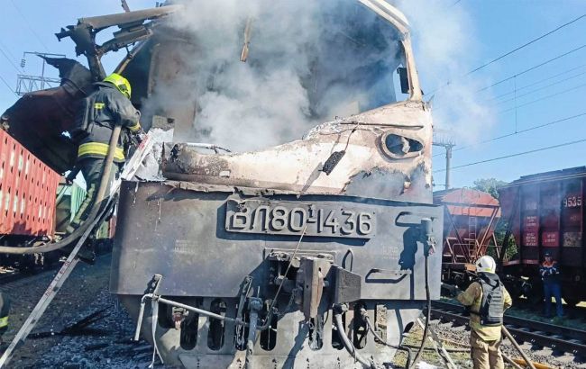 340 people aboard: What Ukrainian train looks like after Russian Shahed strike