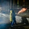 Protesters in Georgia throw Molotov cocktails at security forces