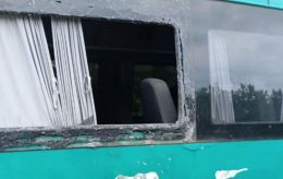 Russian drone attacks evacuation bus in Dnipropetrovsk region
