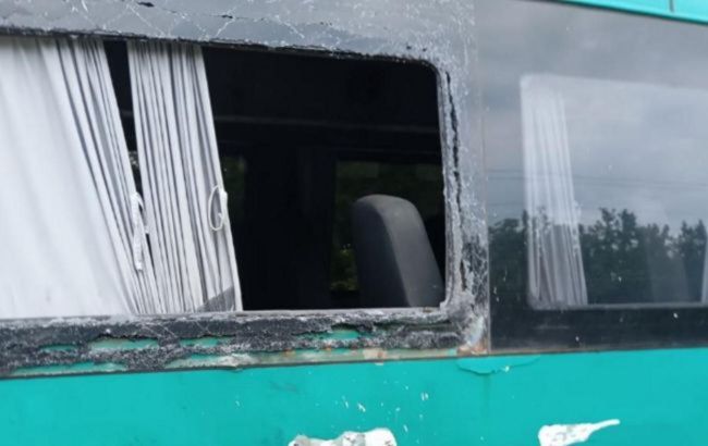 Russian drone attacks evacuation bus in Dnipropetrovsk region