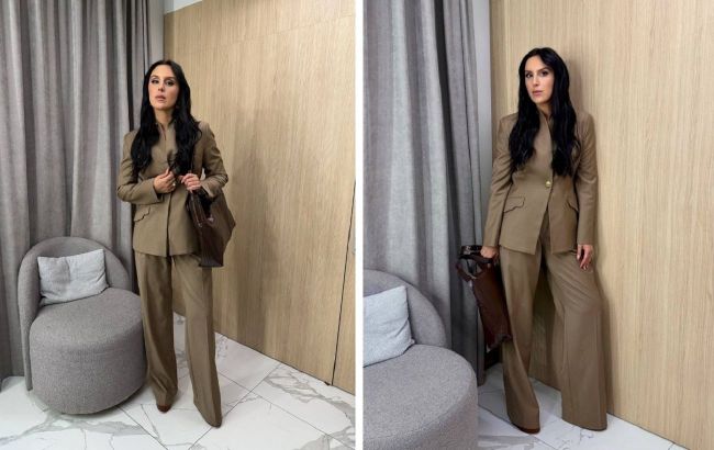 Fall 2025 fashion: Jamala shows how to wear pantsuit in style
