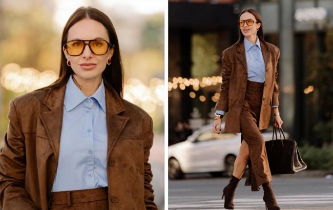 Season's top color meets trendy suit - Your style inspo