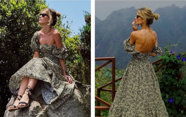 Vacation-ready: Ukrainian actress shows off ultimate summer dress look