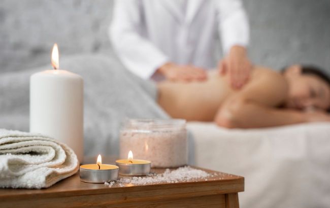 Which areas of body massage should not be performed on
