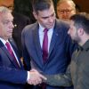 Hungarian PM emotionally shakes hands with Zelenskyy
