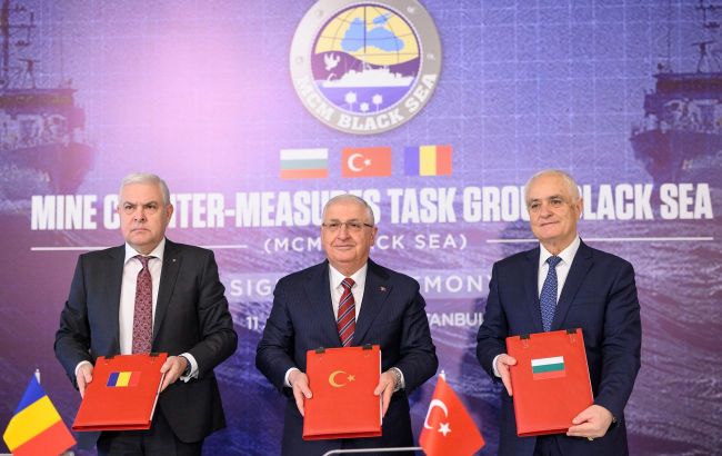 Turkiye, Romania, Bulgaria initiate joint operation for Black Sea demining