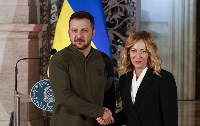 Zelenskyy discusses air defense strengthening and new aid package with Italian PM