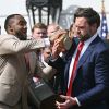 JD Vance fumbles championship trophy at White House in front of Ohio State players