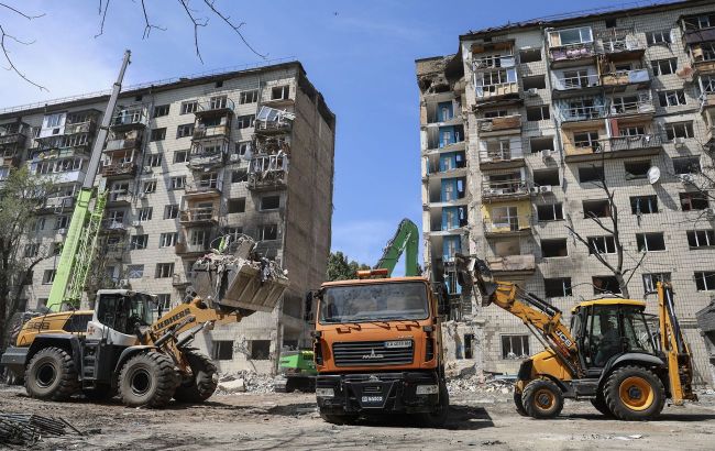 'Eyes like universe of fear': Cat discovered under debris of building destroyed by missile in Kyiv