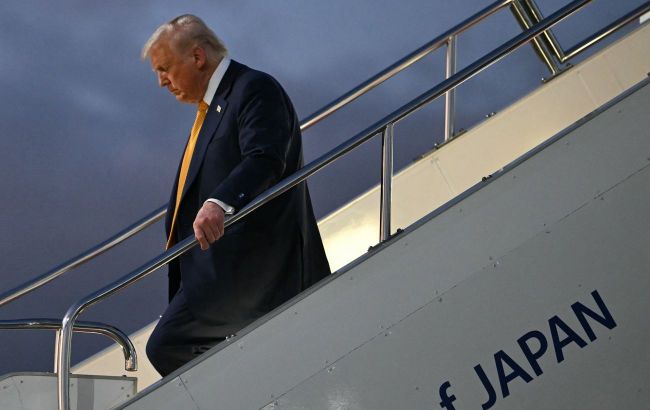 Trump arrives in Japan for official visit