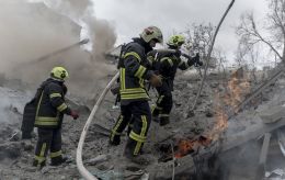 Two dead after Russian drone attack hits Dnipro