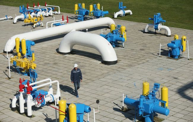 Russian gas transit through Ukraine to Europe