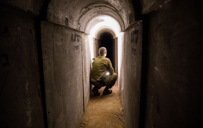 Second underground tunnel network, also known as Gaza metro