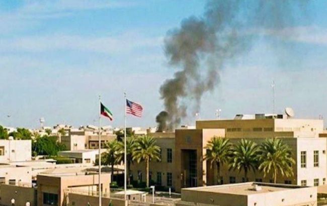 Black smoke seen over US Embassy building in Kuwait after Iranian attacks, The Times of Israel reports