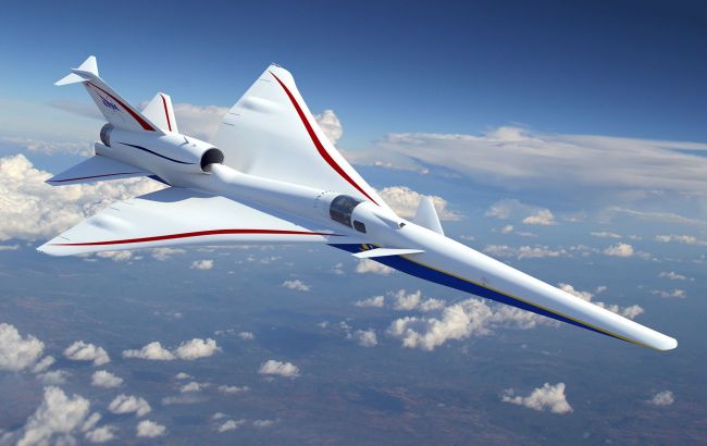 US X-59 supersonic jet takes off in first-ever test flight