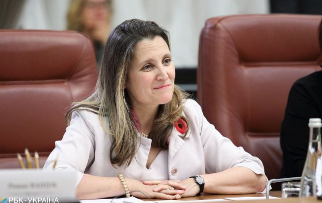 Ukraine to receive funds from Russian assets in coming months, details being discussed - Freeland