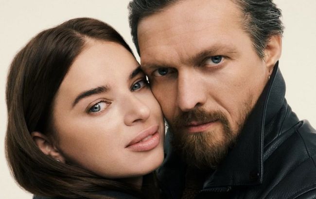 Usyk&rsquo;s wife shows off her husband&rsquo;s new look in romantic photos