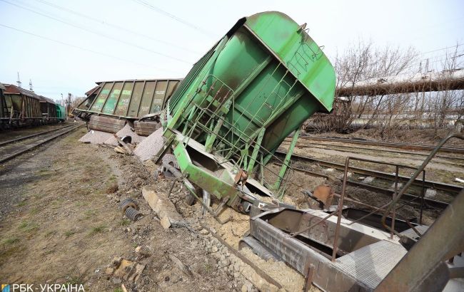 Freight train derailed near Belgorod, Russia