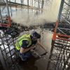 Deadly Russian missile strike destroys food warehouse in Vasyshcheve, Ukraine