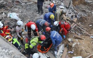 Russia's massive strike on Kyiv: Rescuers recover two more bodies from rubble