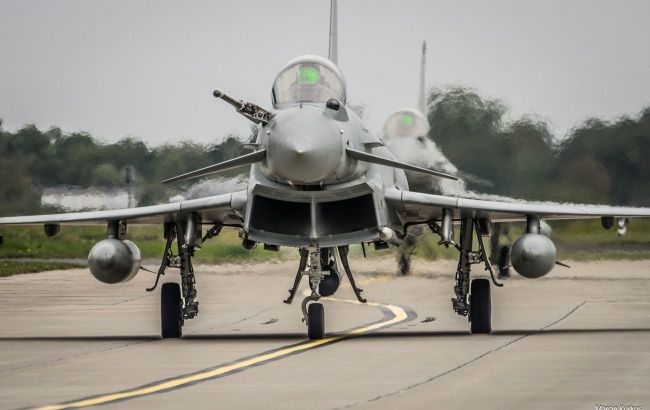 Britain deployed Typhoon fighter jets to Poland to protect airspace