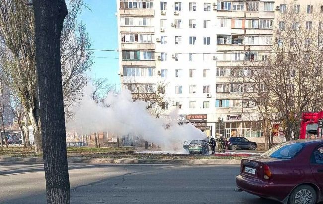 Explosion in Mariupol: Car of occupier's police officer blown up