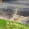 World War II bomb explodes at Japanese airport: Footage