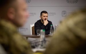 Zelenskyy holds military meeting in Kharkiv: Strengthening forces in tough sector