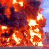 Russian attack on oil depot in Rivne region: Photos of aftermath