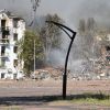 Russian strike destroys residential building in Kramatorsk, Ukraine