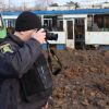 Russia's strike on Kharkiv tram depot aftermath released