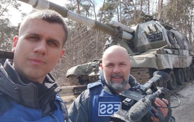Journalists from Radio Svoboda come under Russian shelling in Bakhmut direction