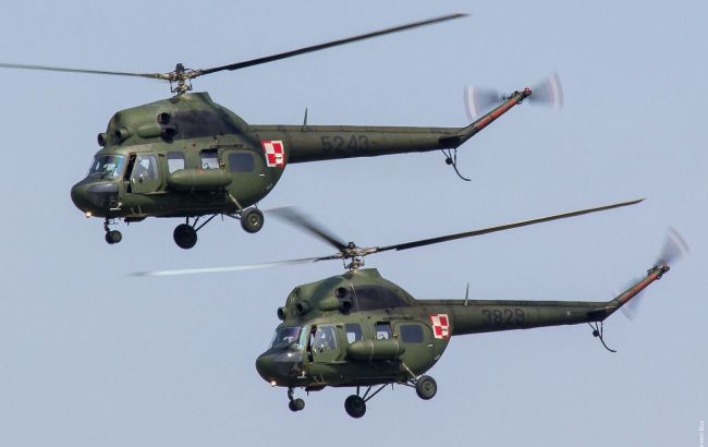 Polish combat helicopter pilots ready to defend border with Belarus - General