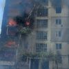 Russians shell nine-story building in the Zaporizhzhia region: fire starts