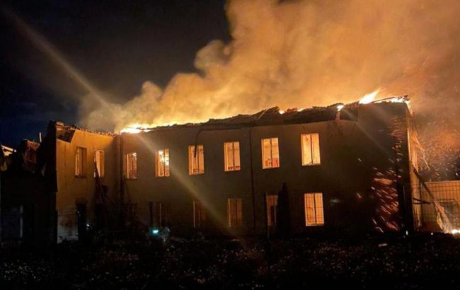 Drone attack on Dnipropetrovsk region: School destroyed, major fire follows