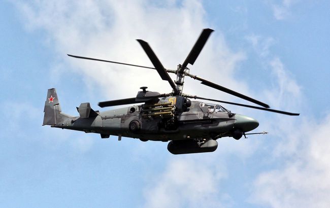Ukrainian military downs Russian Ka-52 helicopter using portable anti-aircraft system