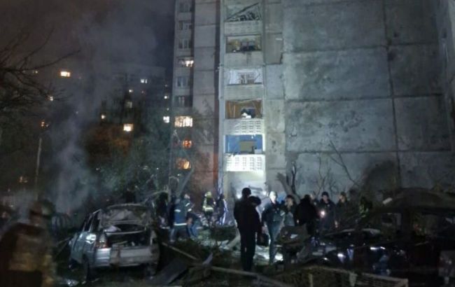 Strike on Kharkiv: 18 high-rise buildings damaged, two people in critical condition