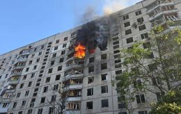 Russians hit high-rise building in Kharkiv: Destruction, over 30 injured reported