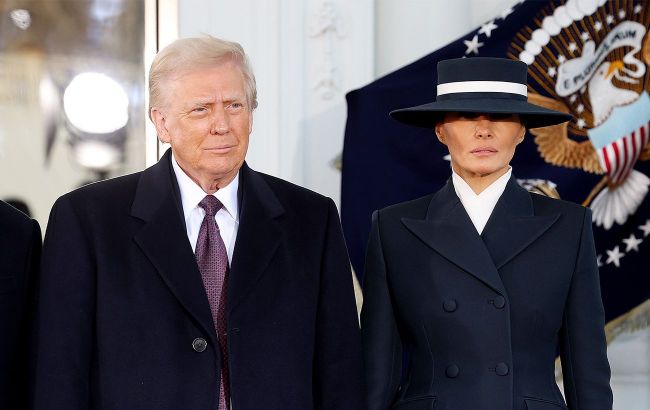 Melania Trump provokes controversy with original look at his inauguration