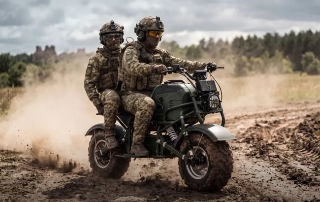 Ukraine introduces unique twin-motor motorcycle for battlefield operations